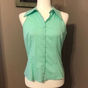 Voodoo Vixen Button Up Sleeveless Blouse